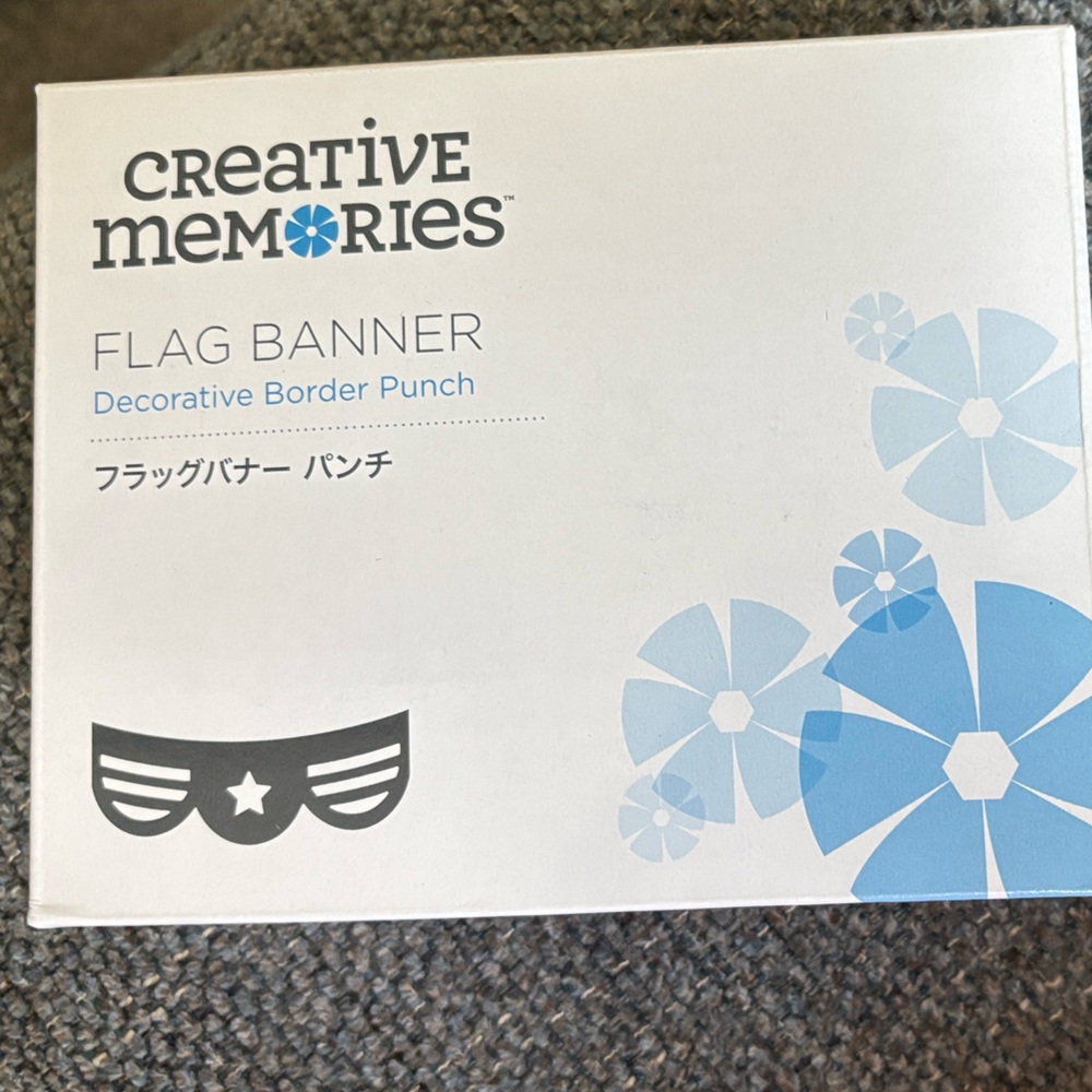 Creative Memories Flag Banner Punch